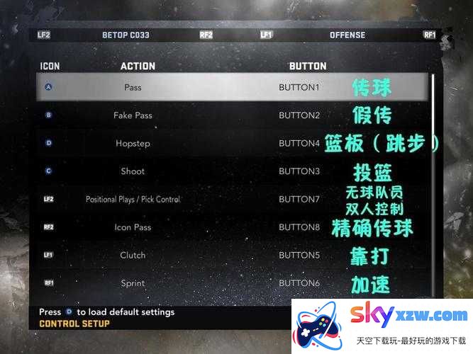 NBA 2K11菜单翻译及键盘操作详解