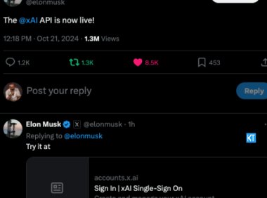 马斯克的 xAI 推出 Grok API，开发者可将其轻松整合到多种应用中